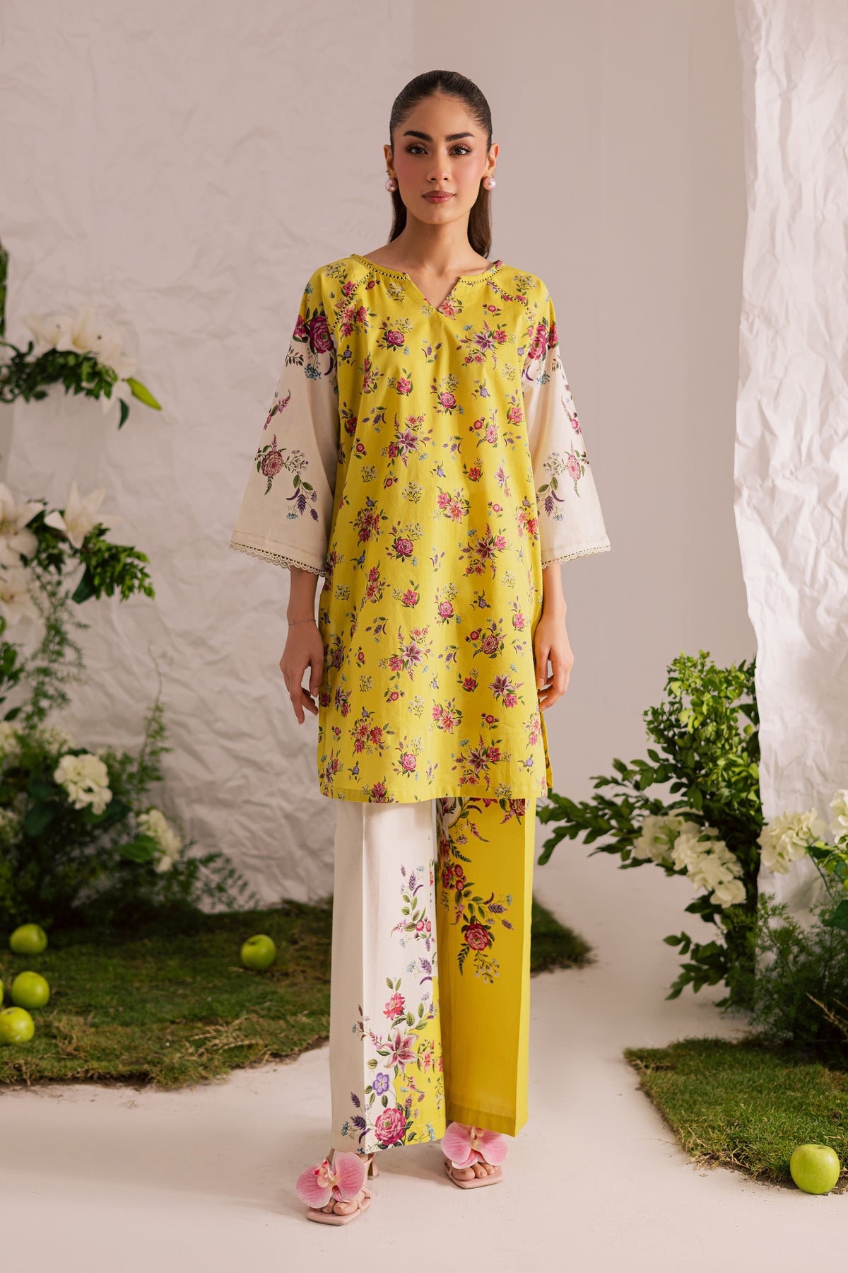 Saffron 2Pc - Printed Lawn Dress