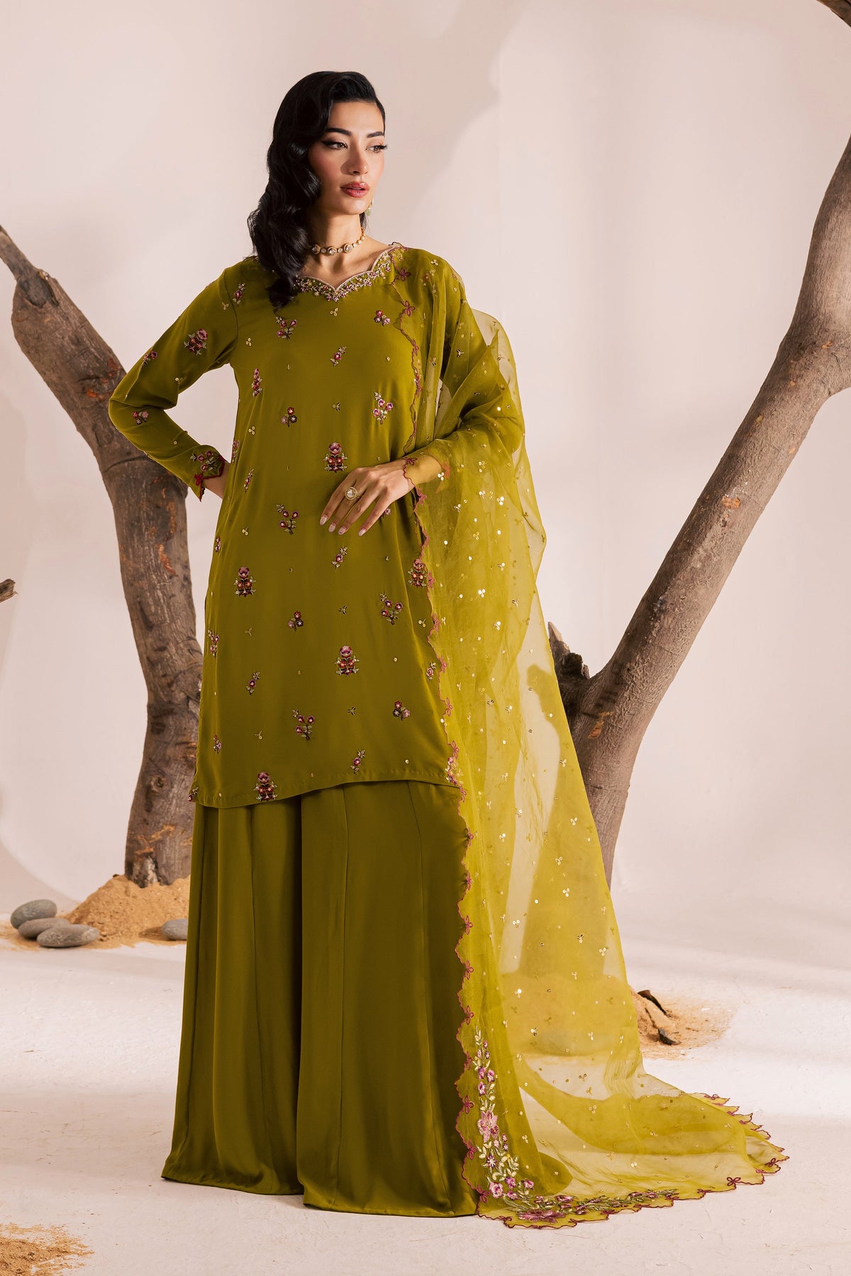 Safiya 3Pc - Festive Luxe Pret