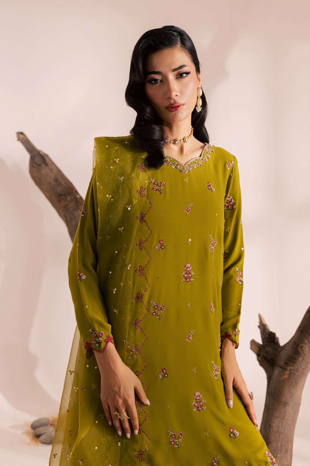 Safiya 3Pc - Festive Luxe Pret