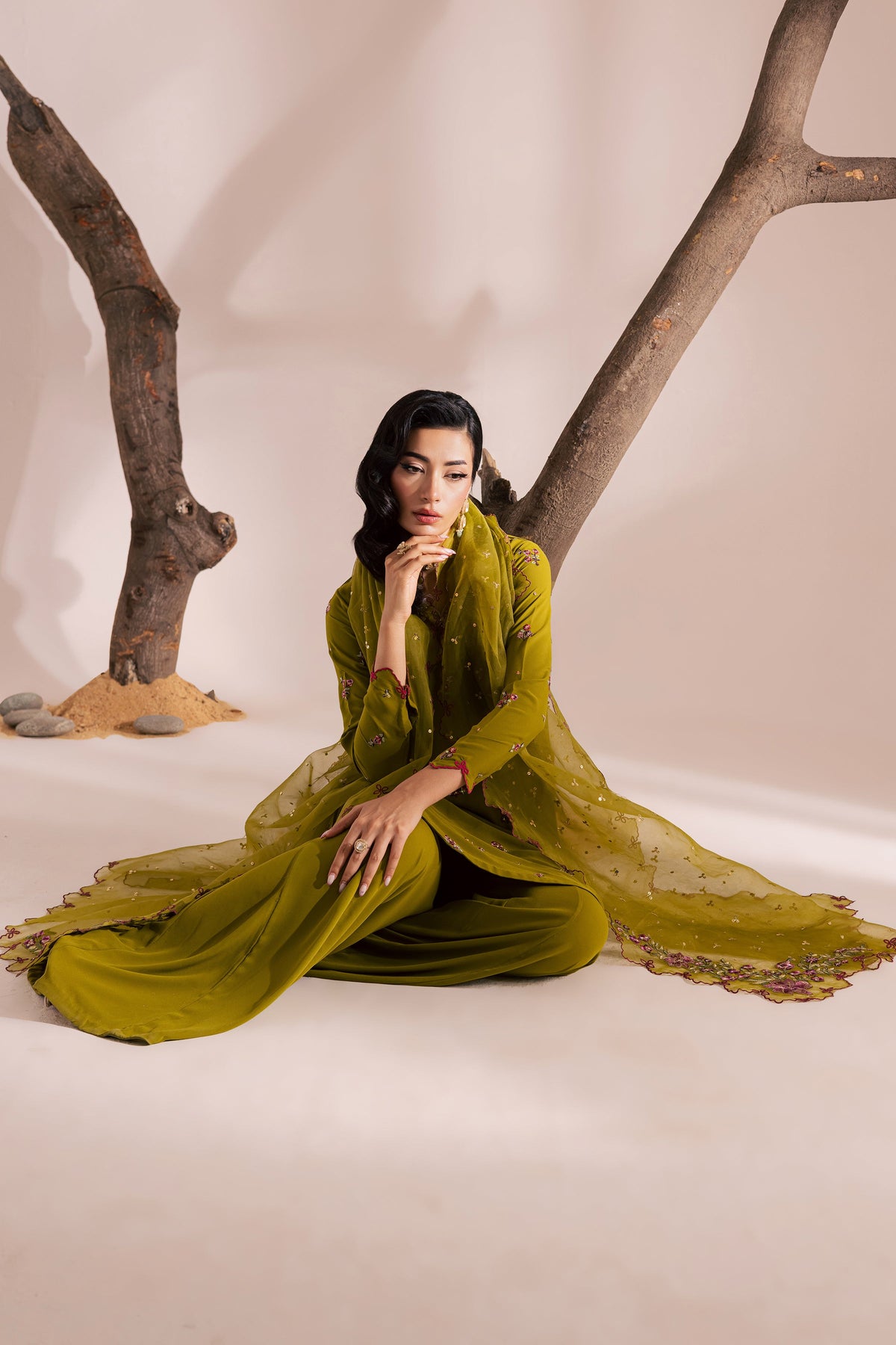 Safiya 3Pc - Festive Luxe Pret