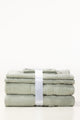 Sage Green 6Pc Zero Twist Towel Set