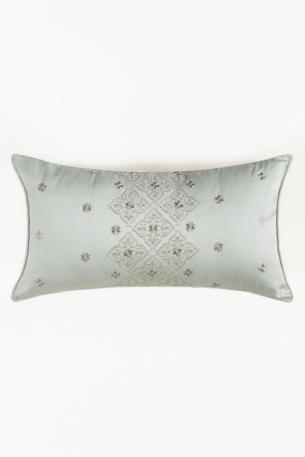 Sage Embroidery Deck Cushion Cover