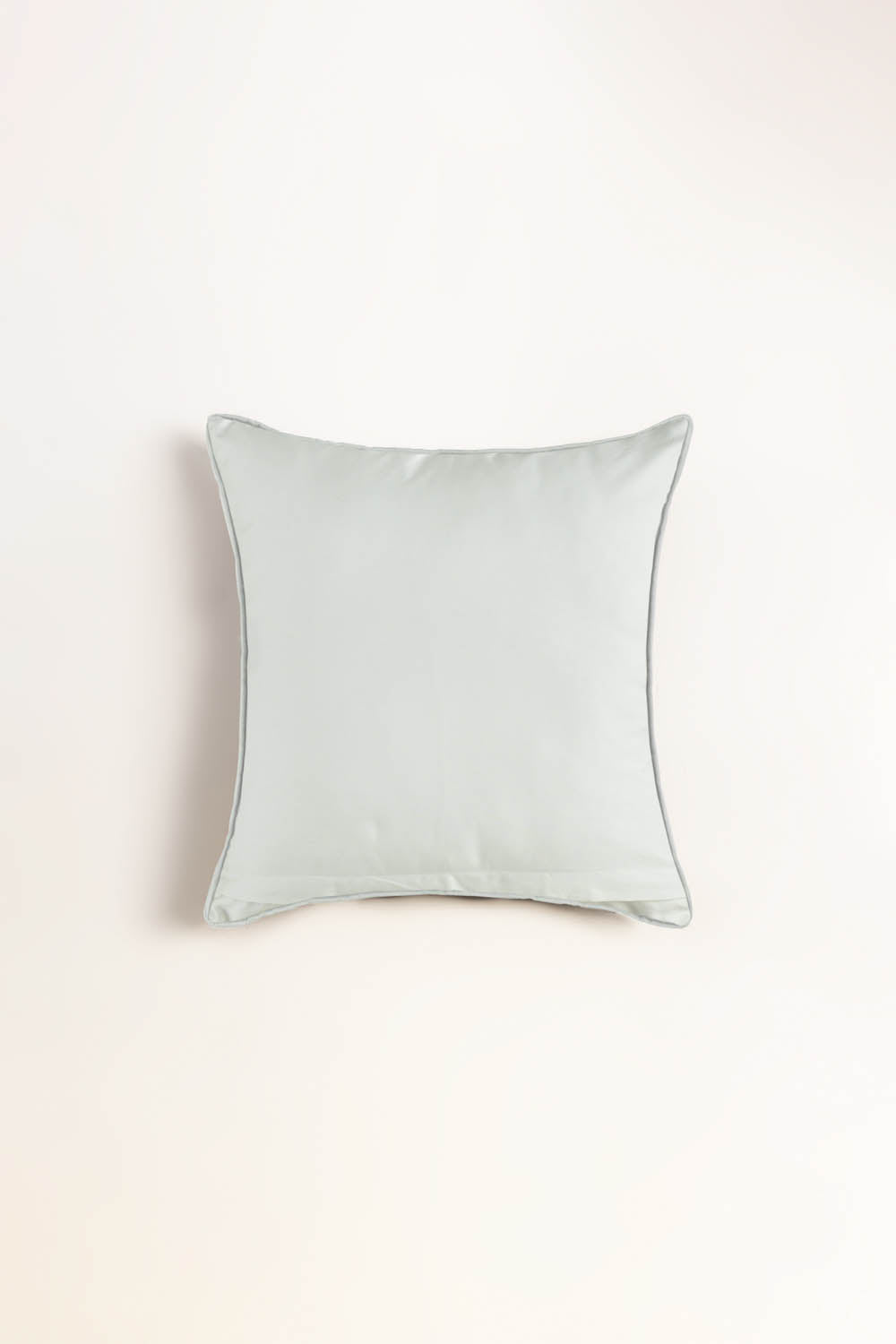 Sage Embroidery Square Cushion Cover