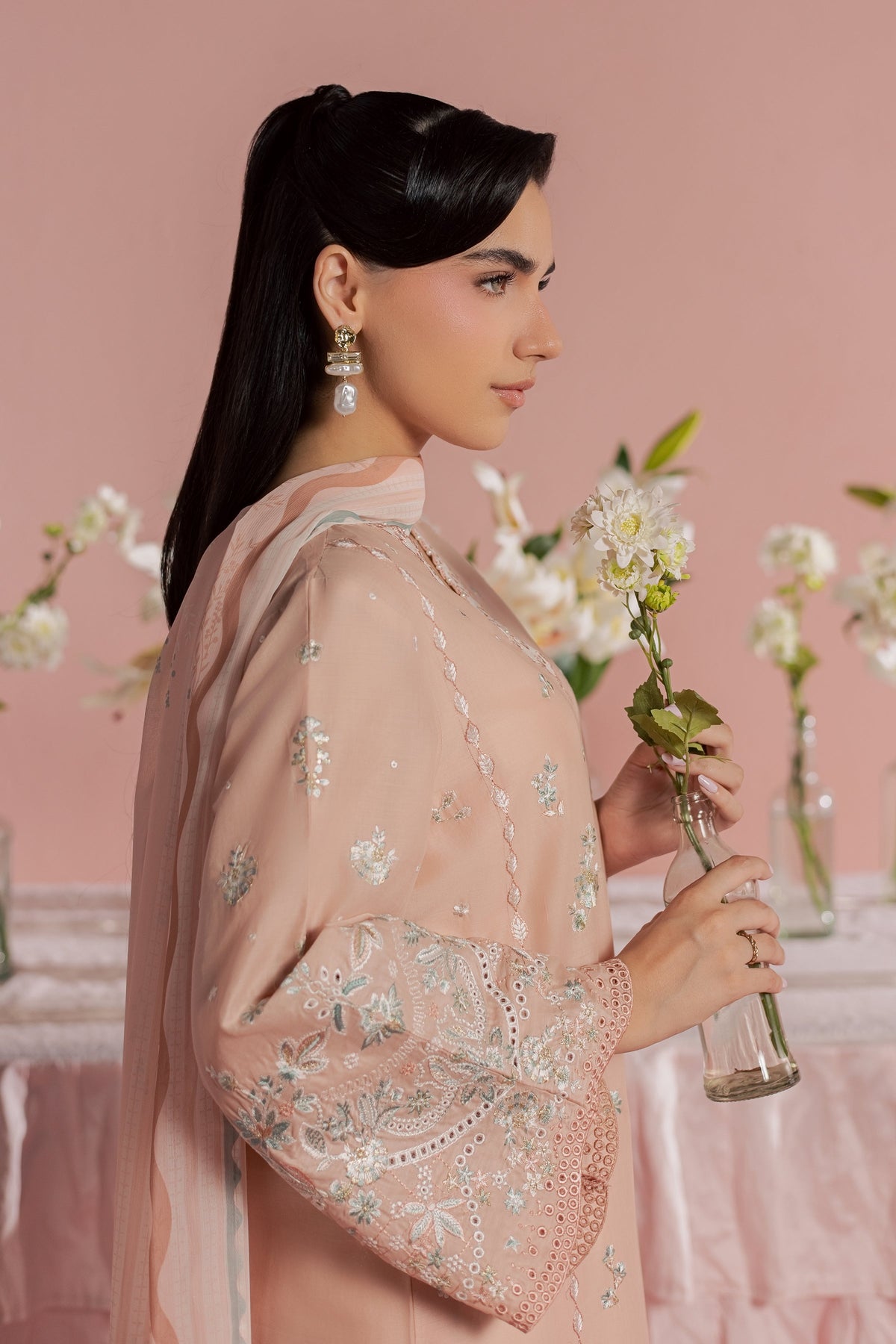 Saha 3Pc - Embroidered Lawn Dress