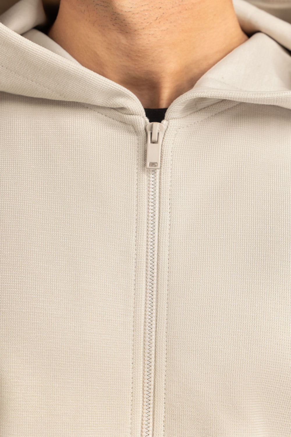 Regular Fit Hooded Zipper