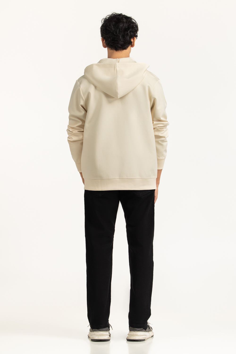 Regular Fit Hooded Zipper