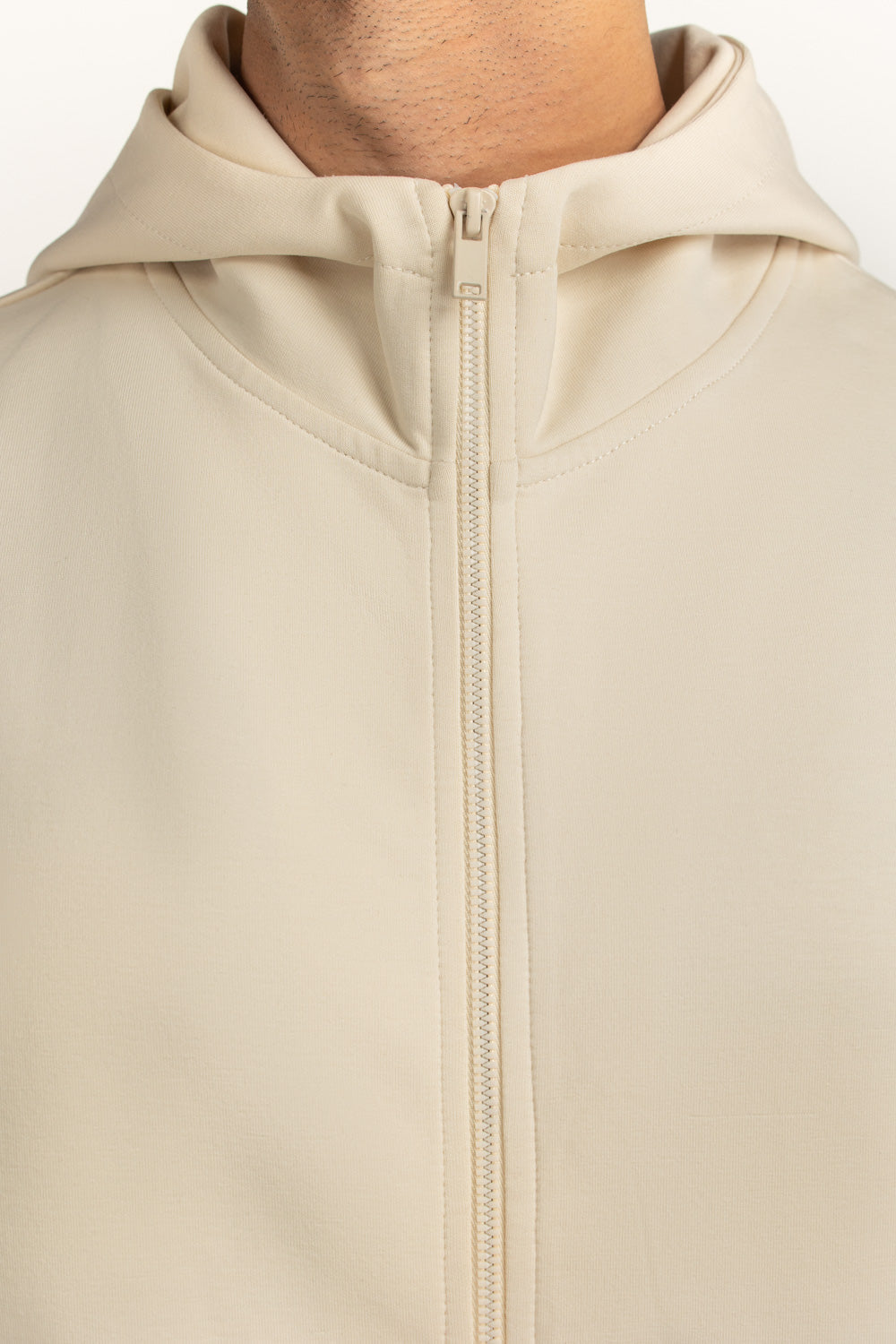 Regular Fit Hooded Zipper