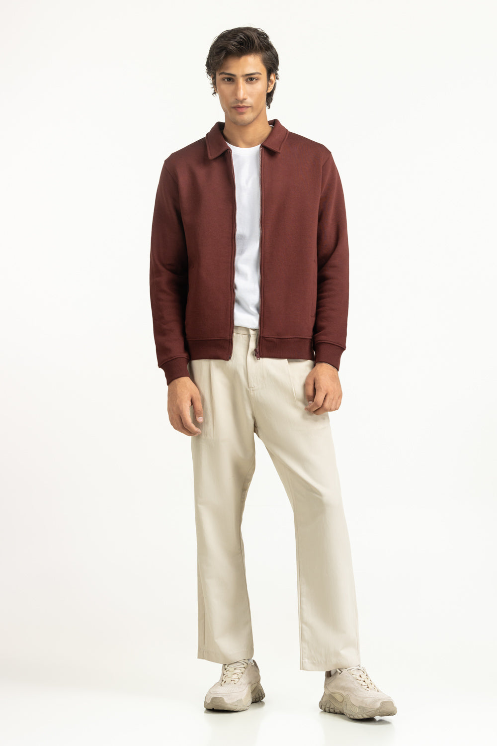 Regular Fit Knitted Jacket