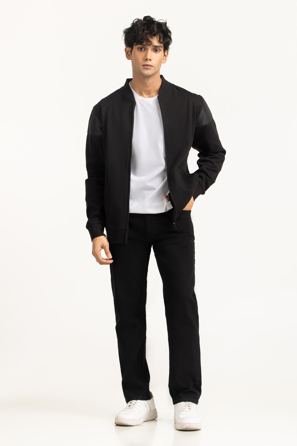 Regular Fit Knitted Zipper