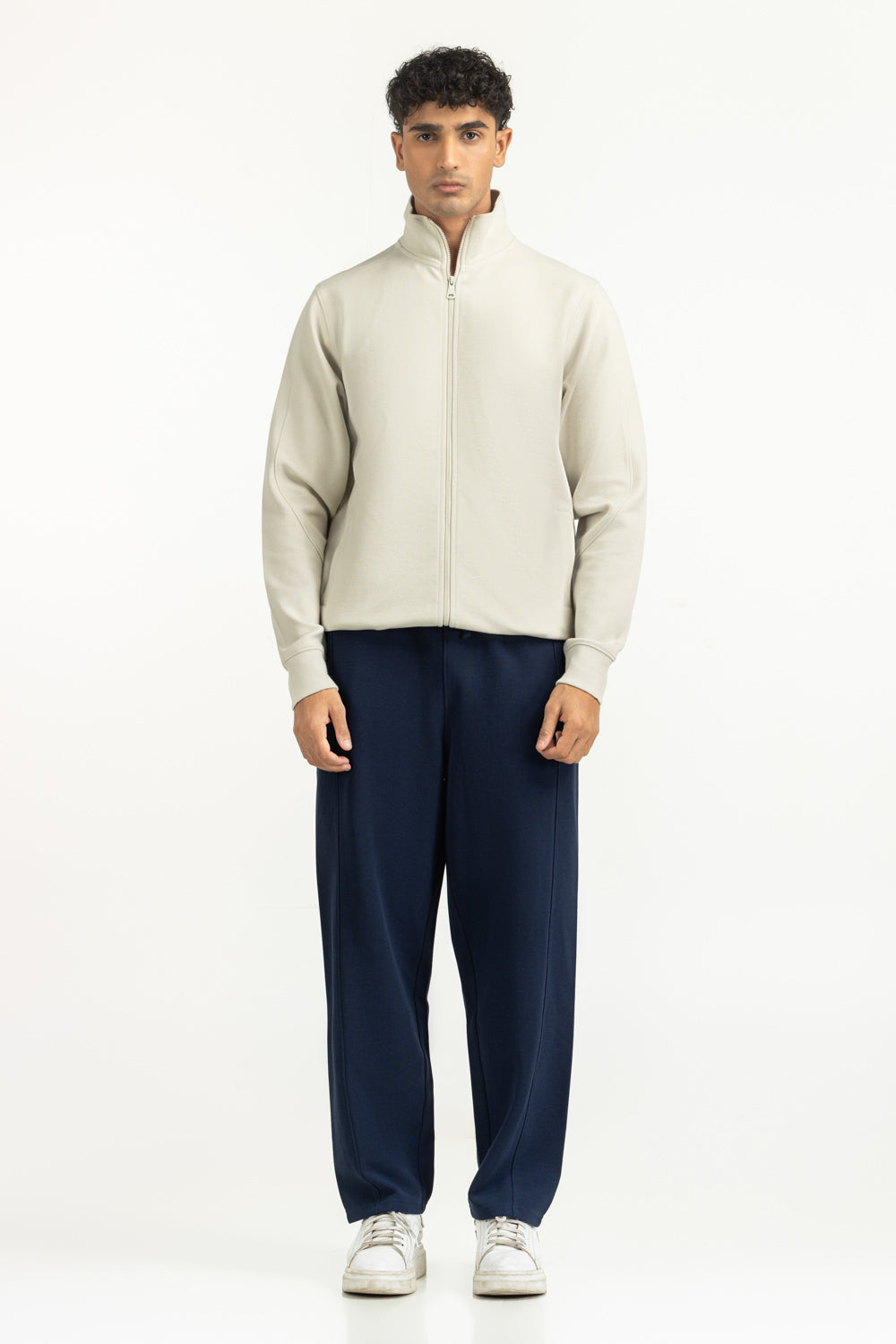 Regular Fit Knitted Zipper