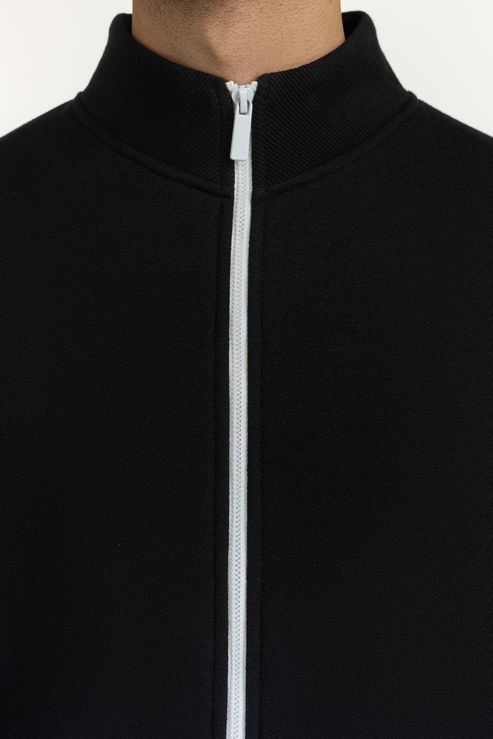 Regular Fit Knitted Zipper