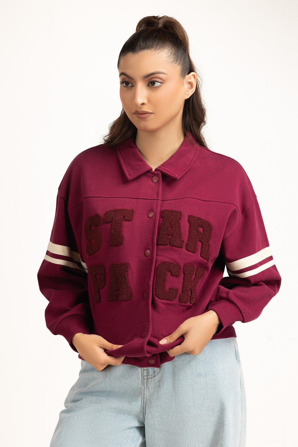 Regular Fit Knitted Jacket