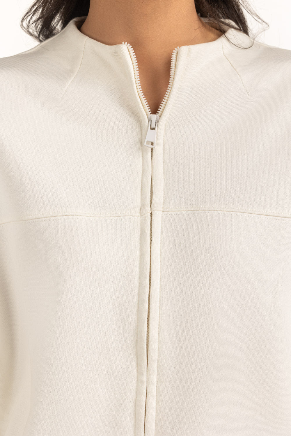 Regular Fit Knitted Zipper