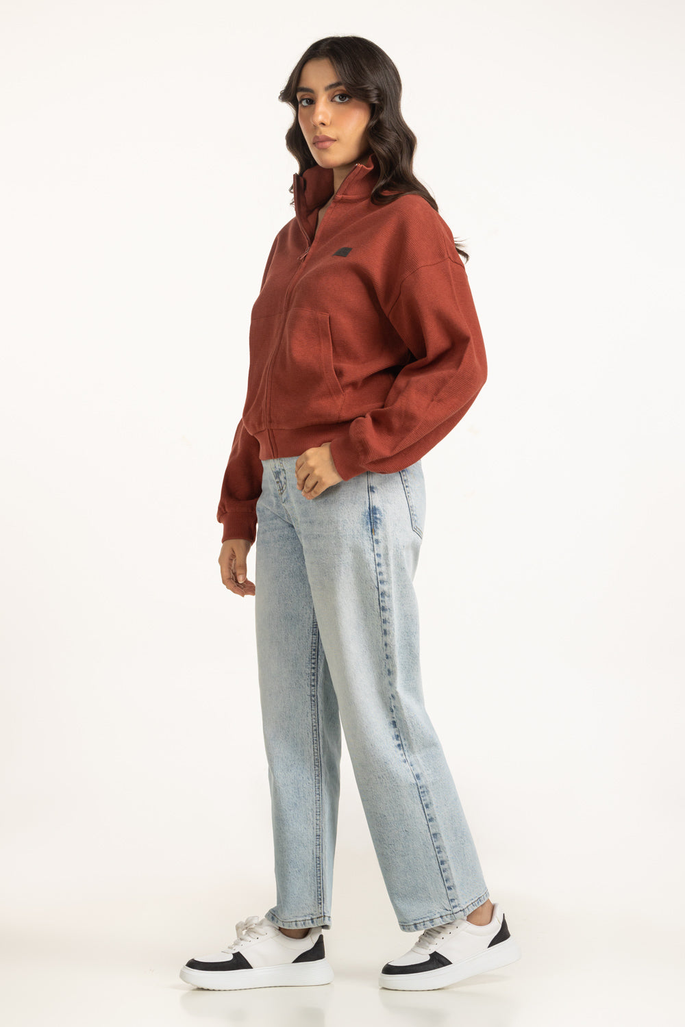 Regular Fit Knitted Zipper