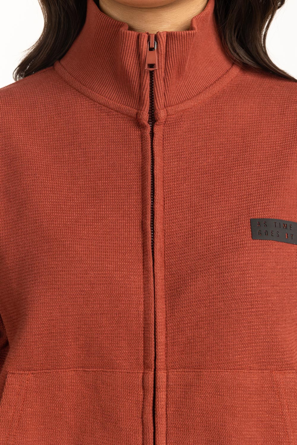 Regular Fit Knitted Zipper