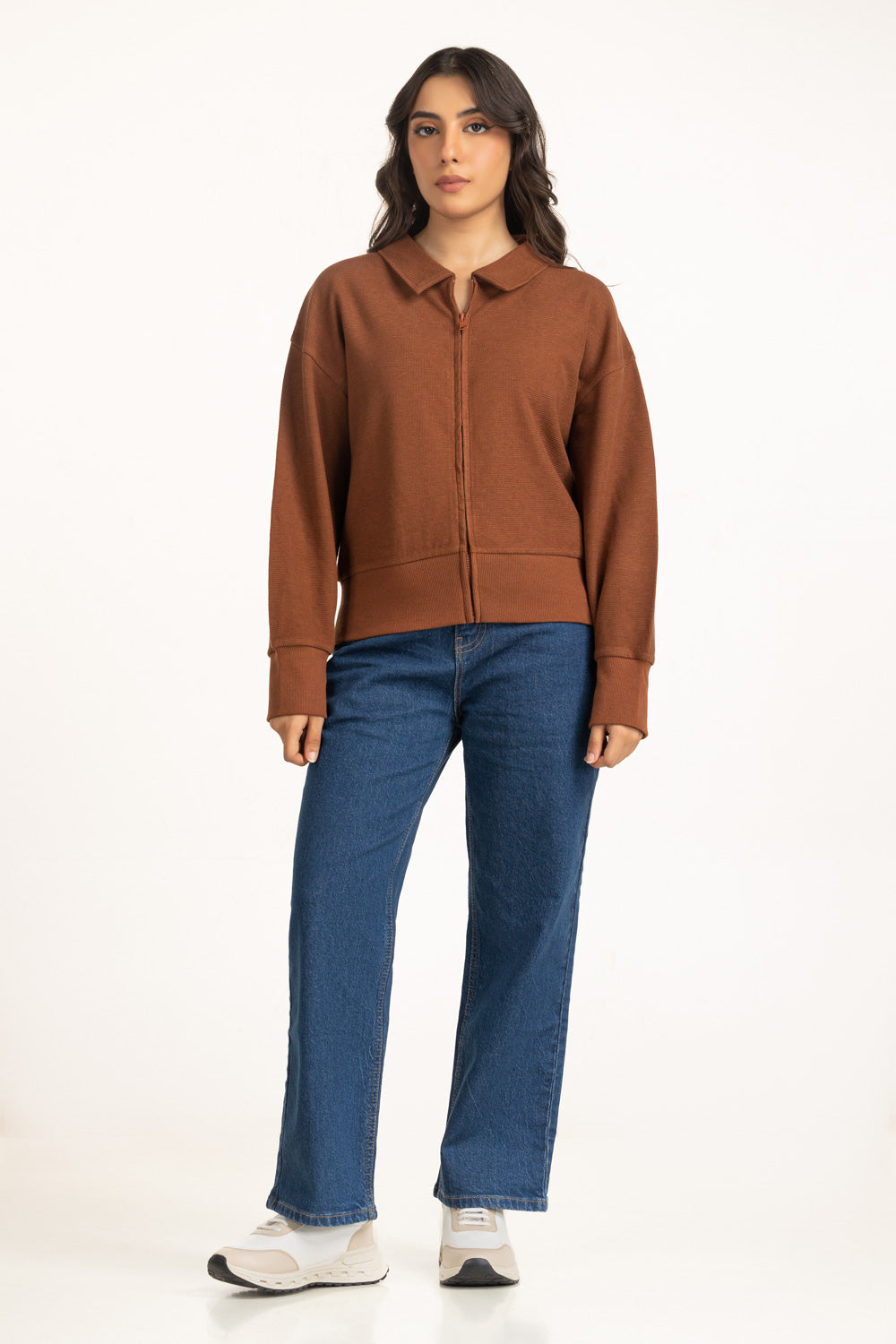 Regular Fit Knitted Zipper