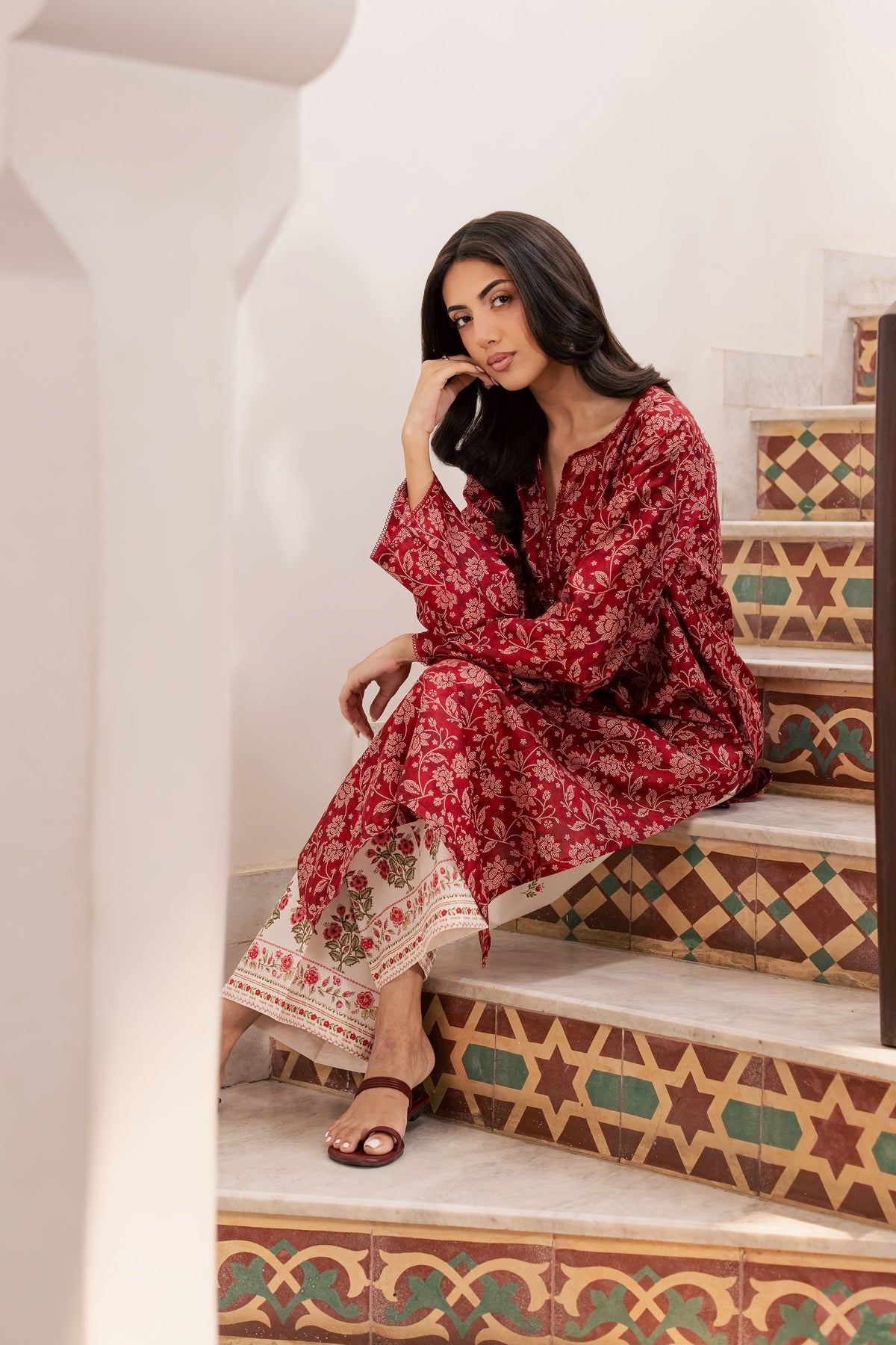 Scooby 2Pc - Printed Lawn Dress
