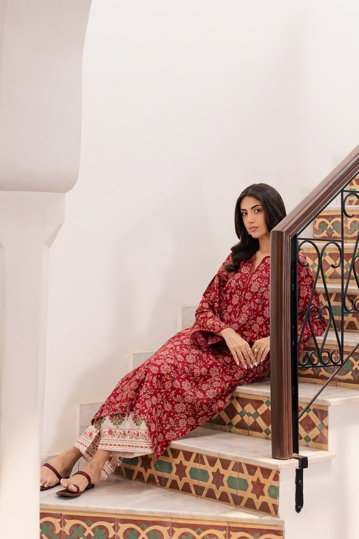 Scooby 2Pc - Printed Lawn Dress