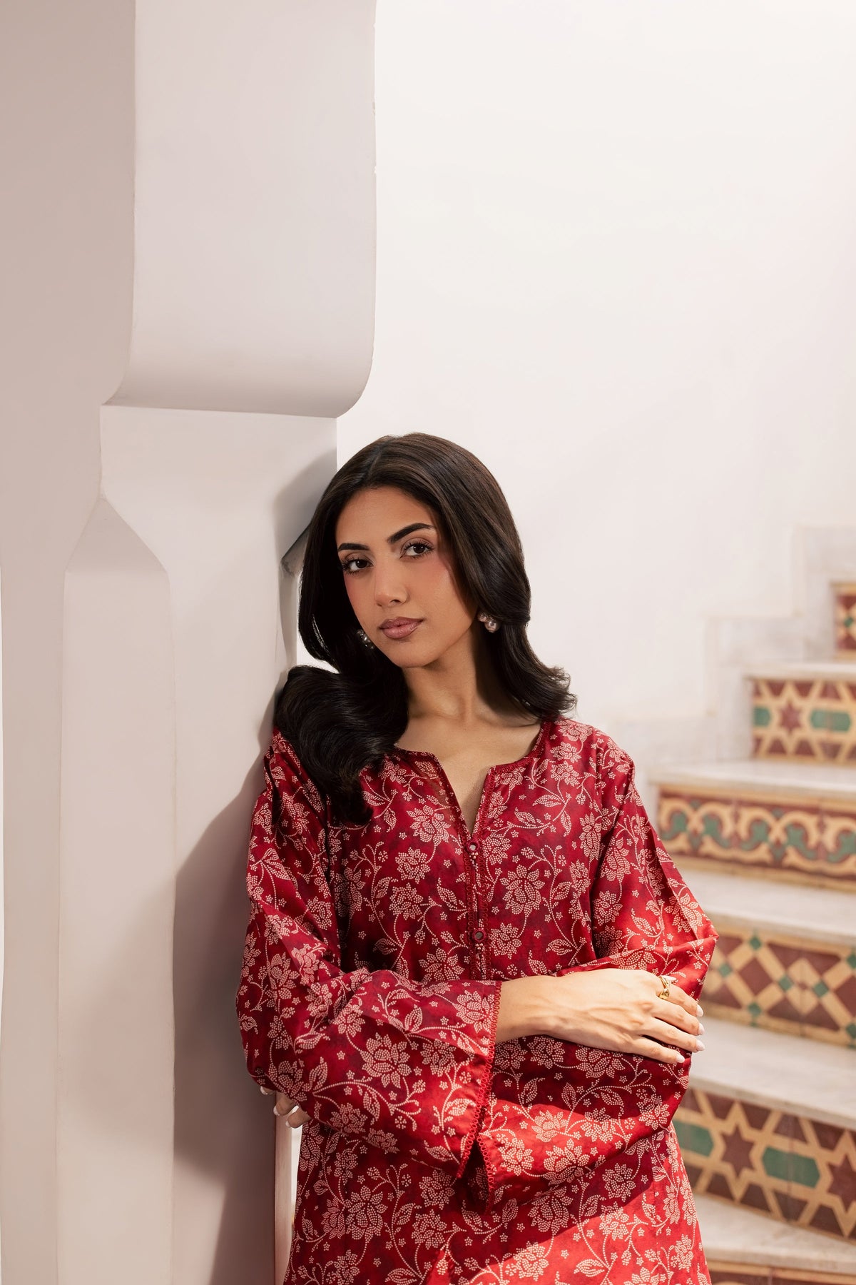 Scooby 2Pc - Printed Lawn Dress