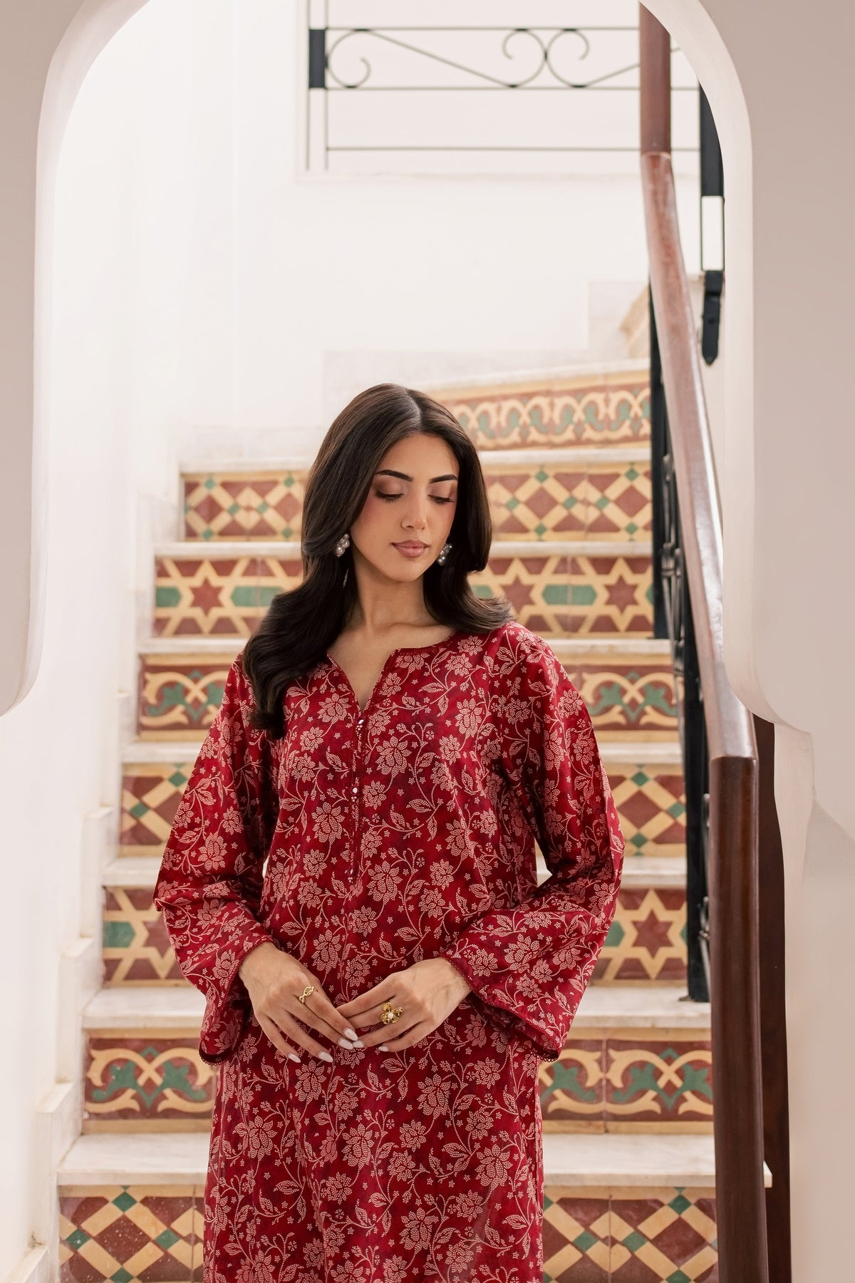 Scooby 2Pc - Printed Lawn Dress