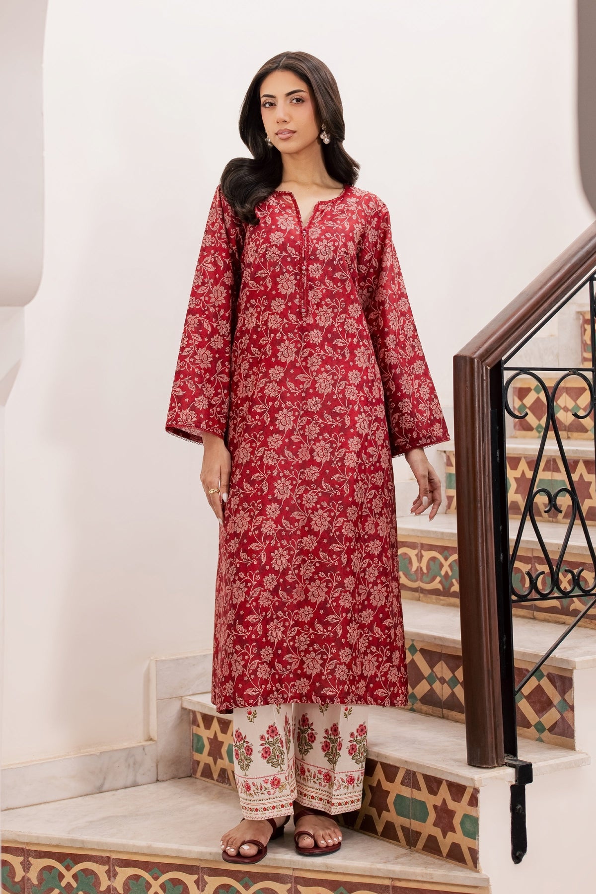 Scooby 2Pc - Printed Lawn Dress