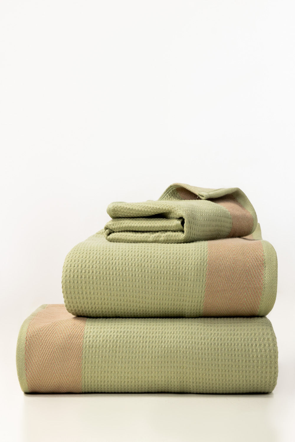 Seafoam Waffle Towel
