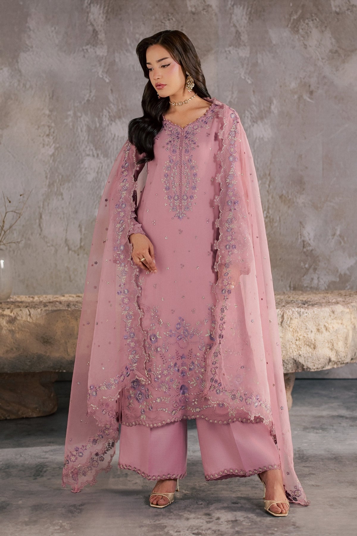 Sehaz 3Pc - Festive Luxe Pret
