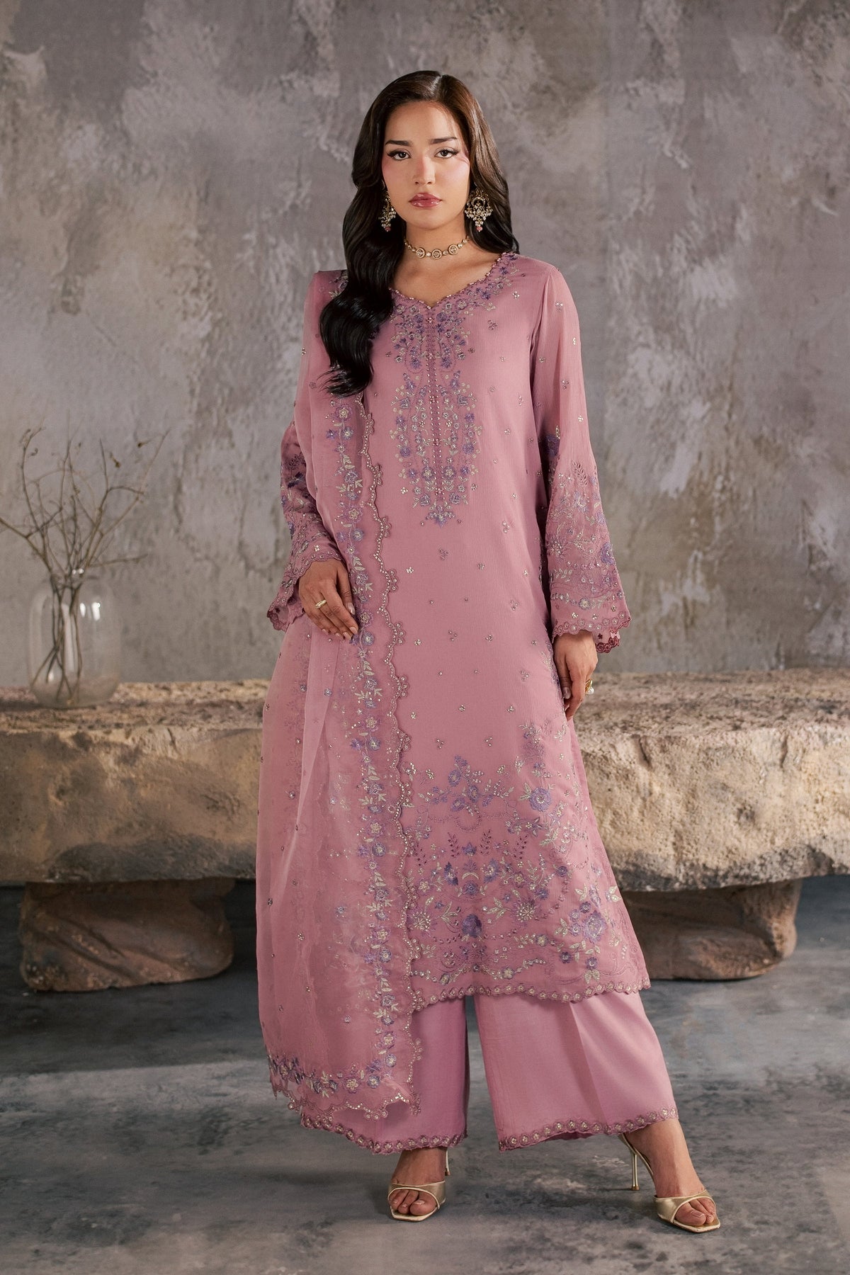 Sehaz 3Pc - Festive Luxe Pret