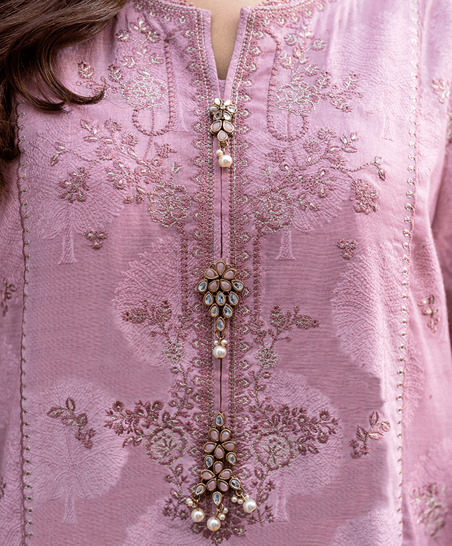Shah Gul Unstitched Embroidered Suit (3-Piece)