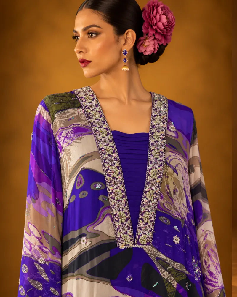 Shahana Plum Kaftan