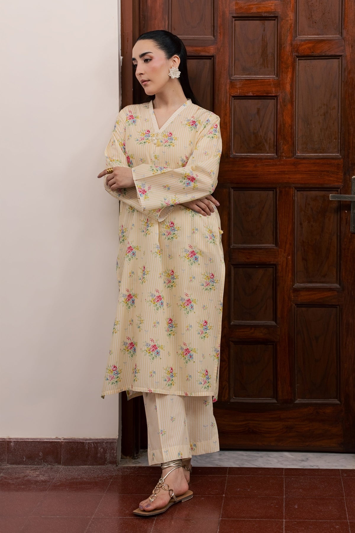 Sid 2Pc - Printed Lawn Dress