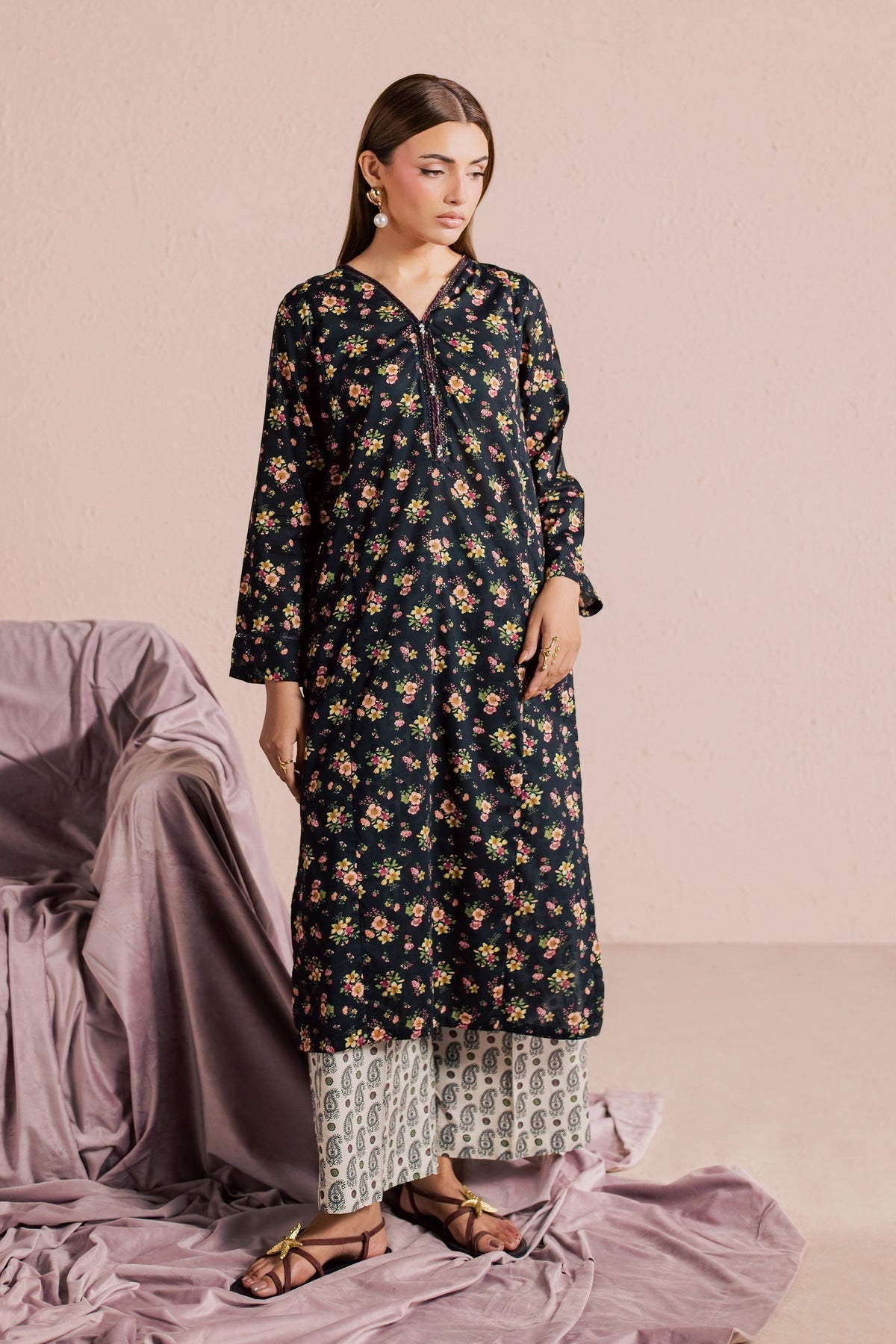 Siri 2Pc - Printed Lawn Dress