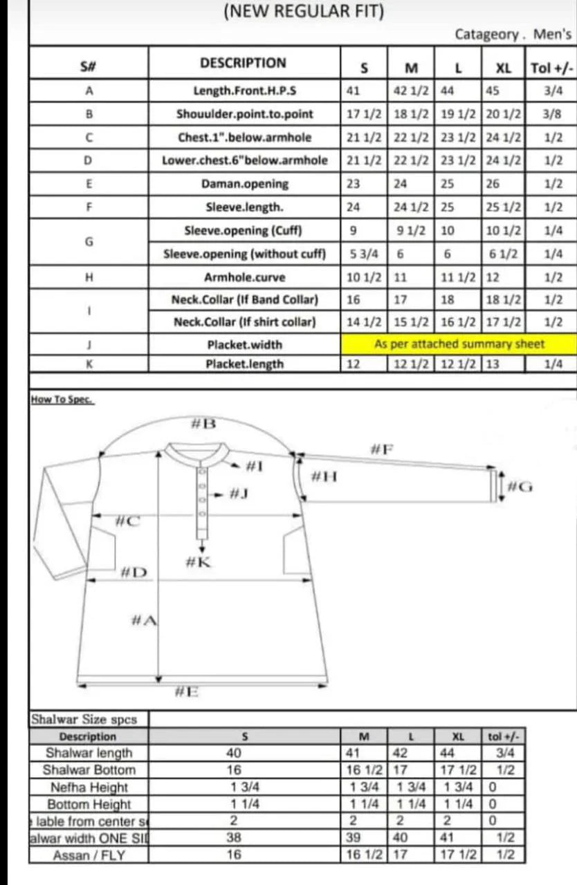 Premium Cotton Suit MW00024