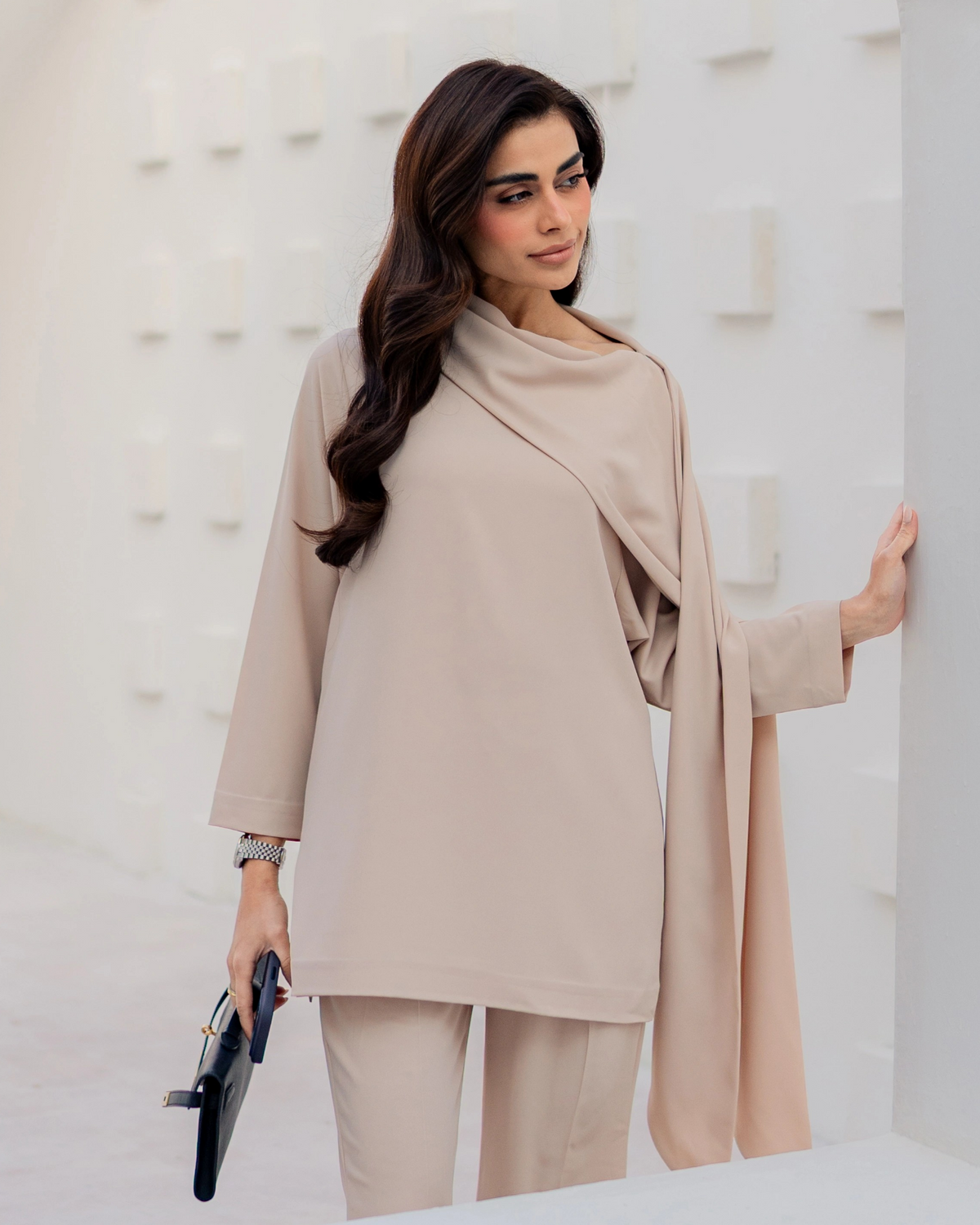 Ivory Drape Set