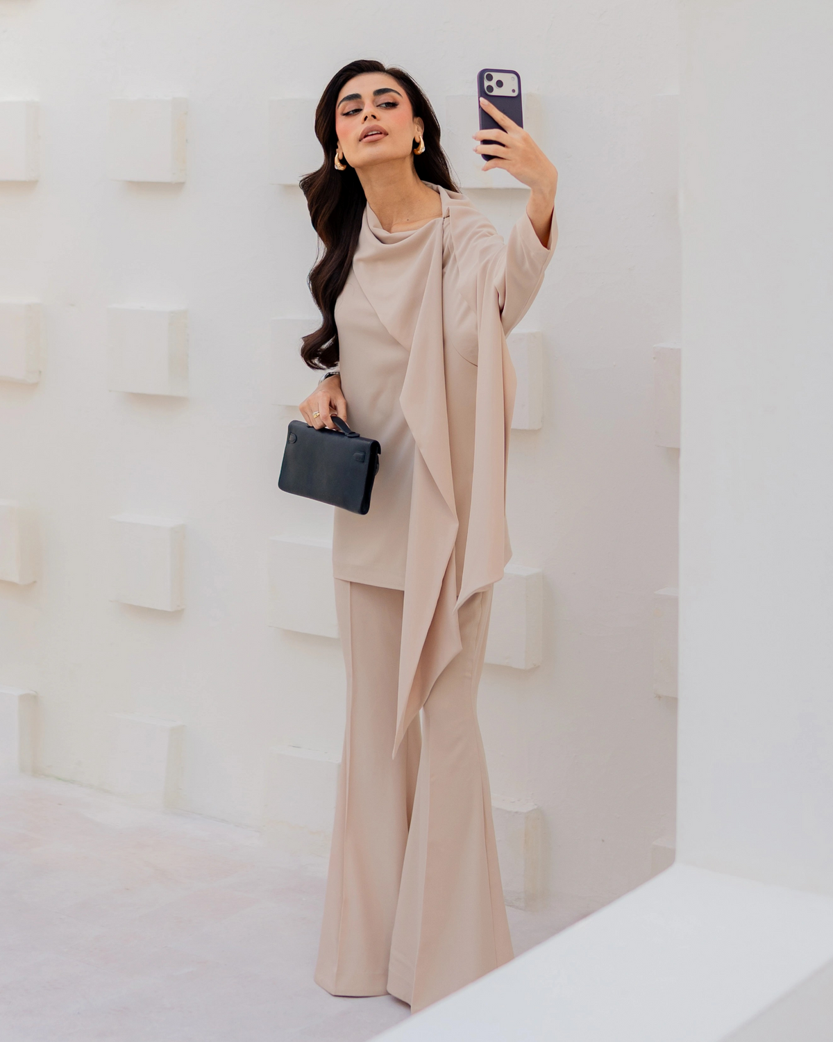 Ivory Drape Set