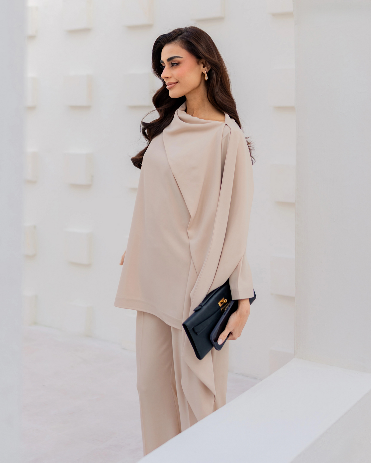Ivory Drape Set