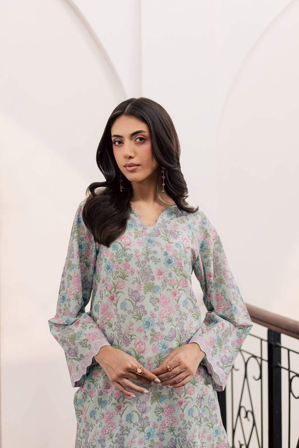 Snowy 2Pc - Printed Lawn Dress