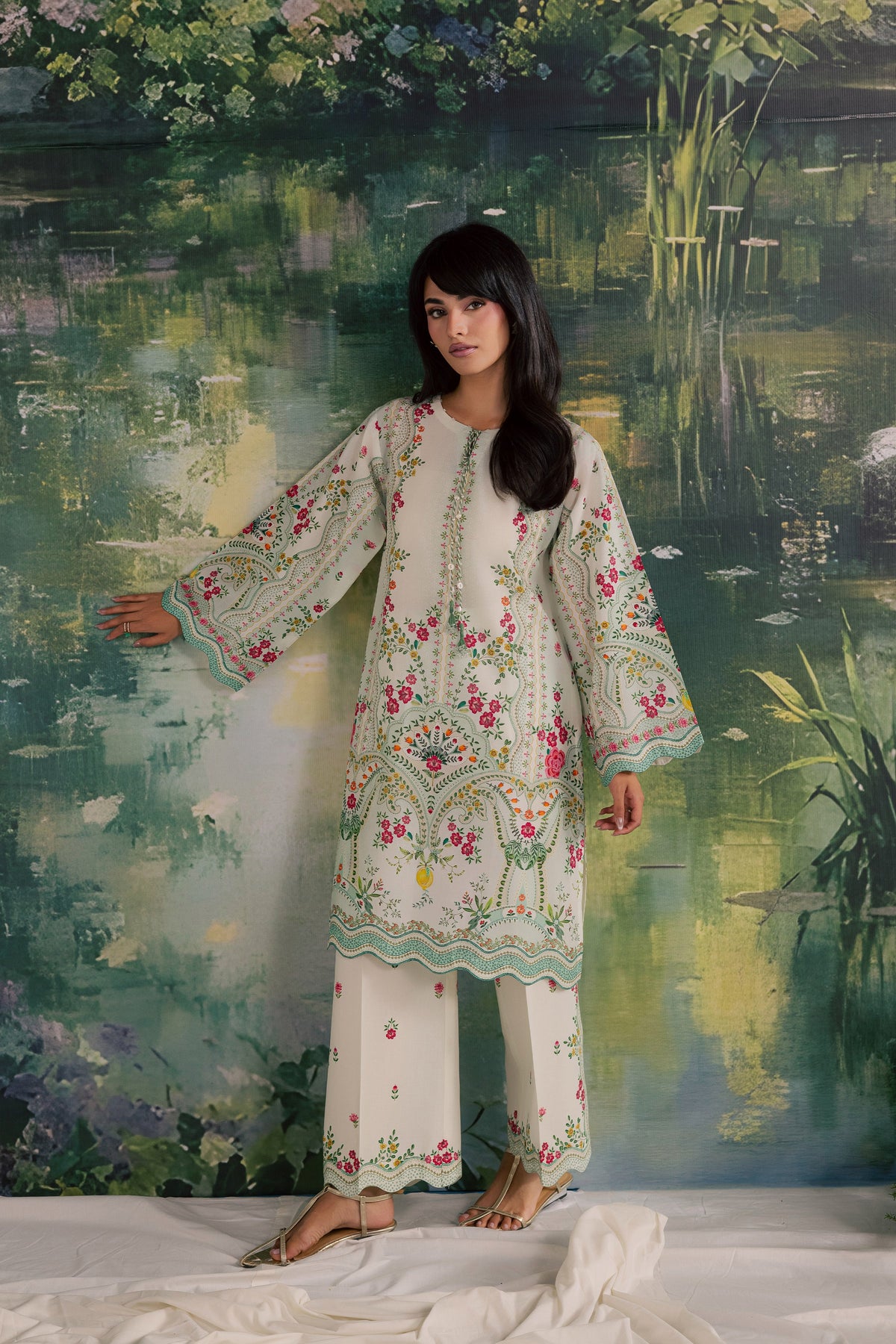 Soha 2Pc - Printed Lawn Dress
