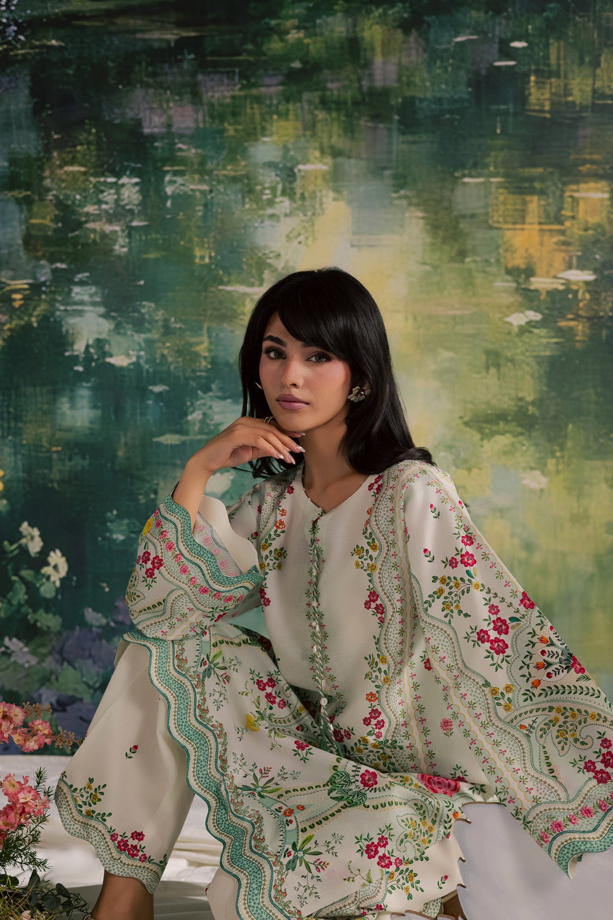 Soha 2Pc - Printed Lawn Dress