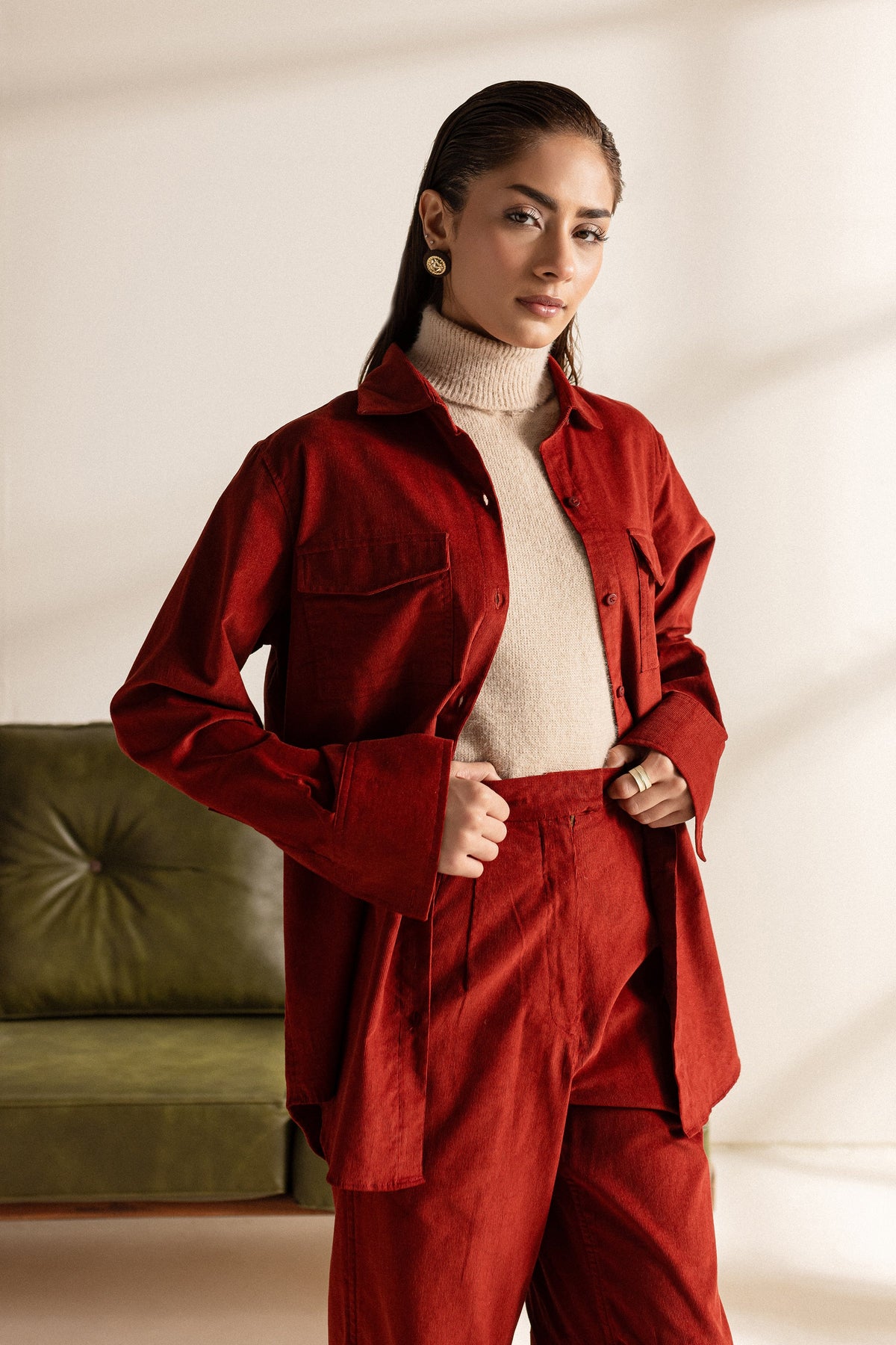 Solid Co-ord Rust | Co-ord Set