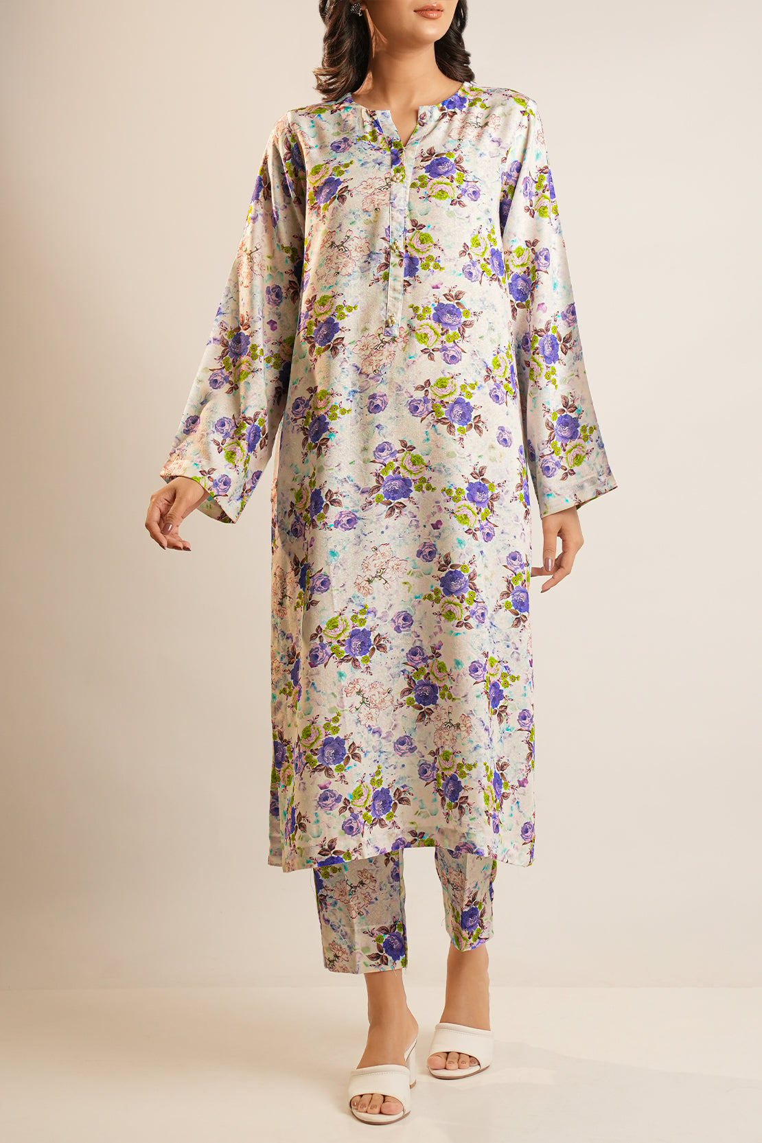 Printed Karandi Stitched 2 Piece (Shirt/Trouser)48801
