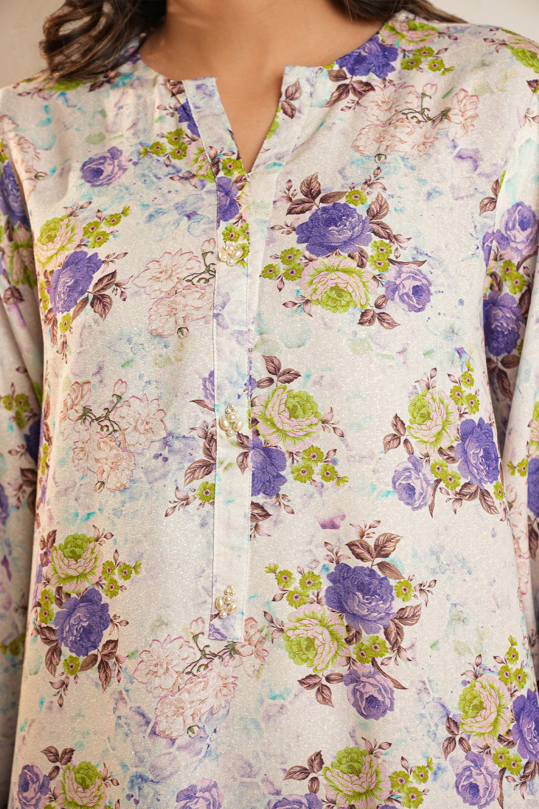 Printed Karandi Stitched 2 Piece (Shirt/Trouser)48801