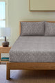Stone Jersey Fitted Sheet