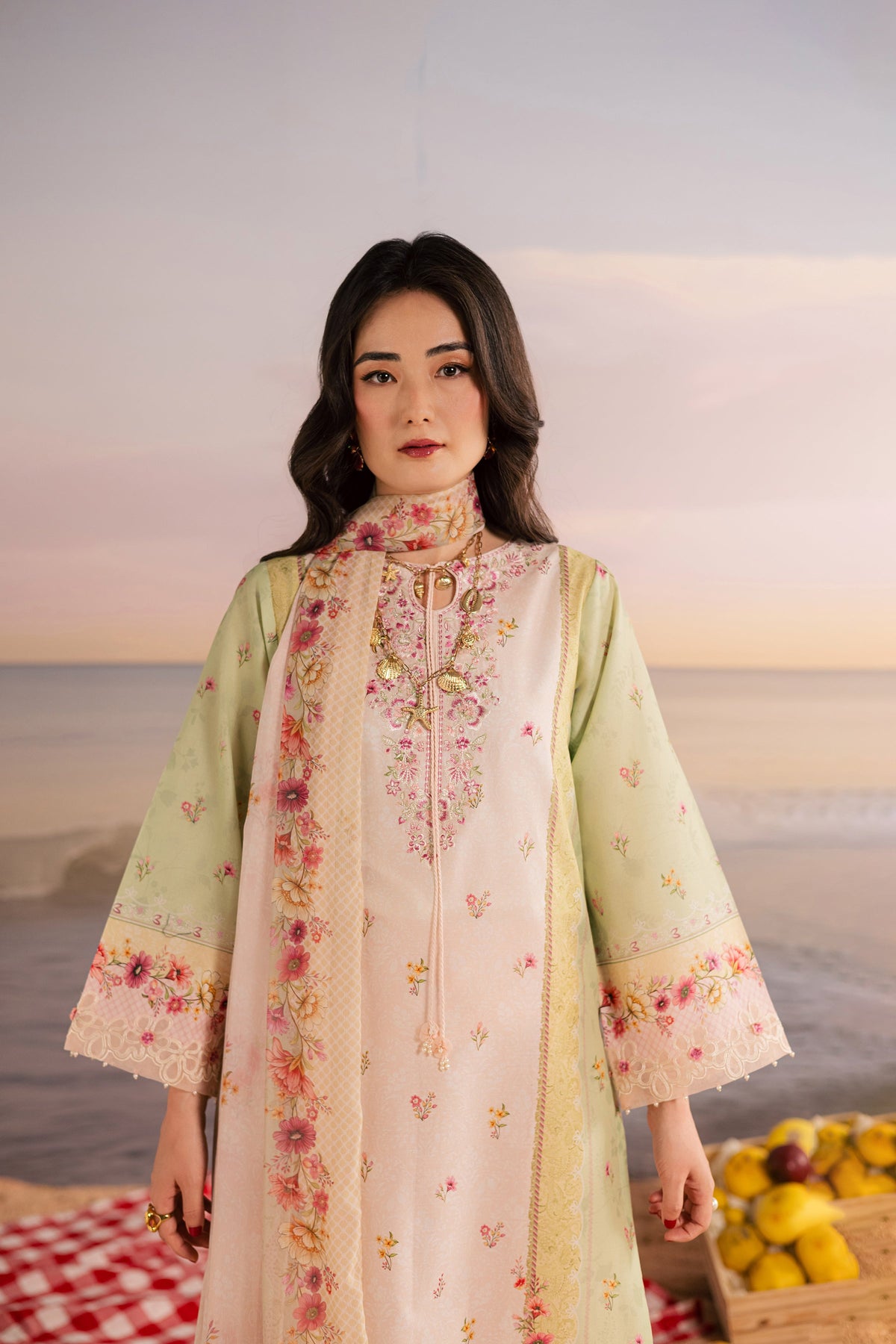 Syrus 3Pc - Printed Lawn Dress
