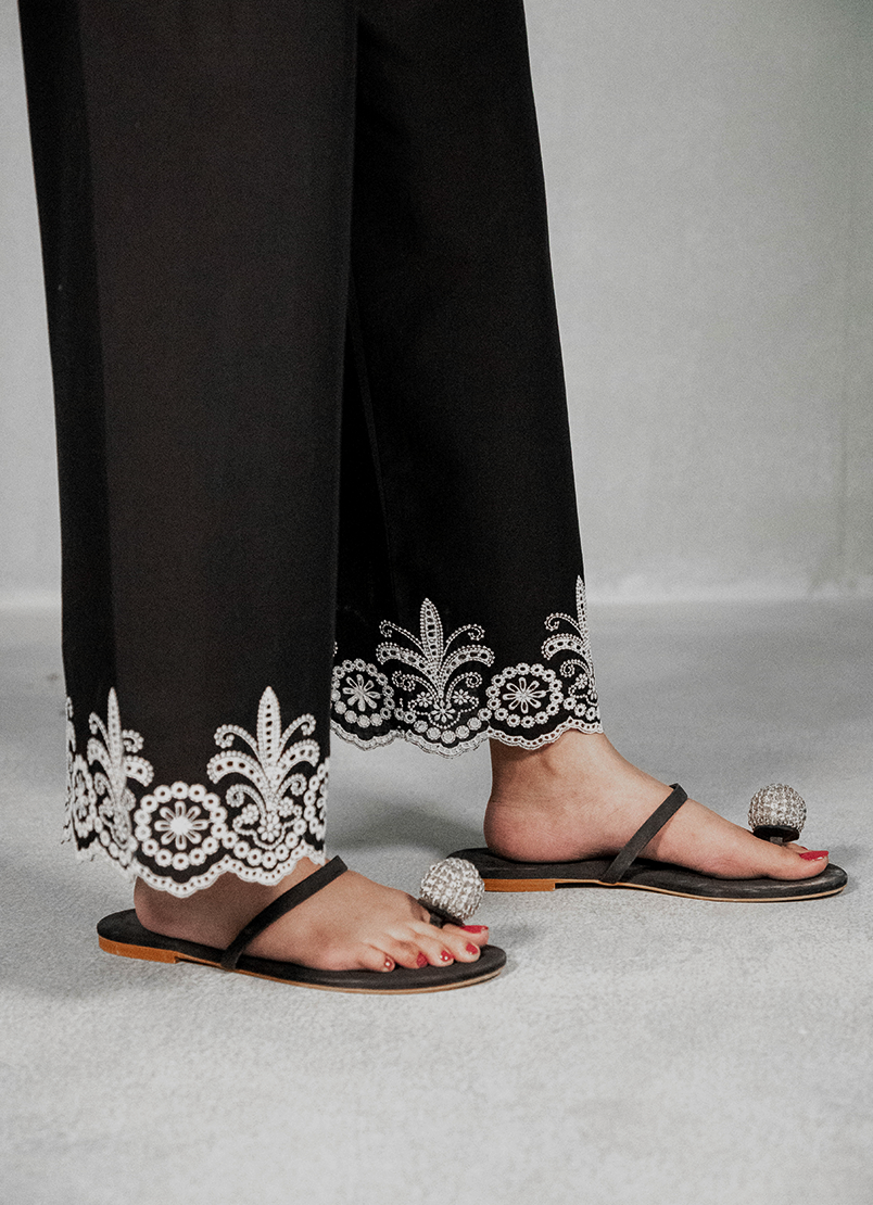 Embroidered Culottes - 18867