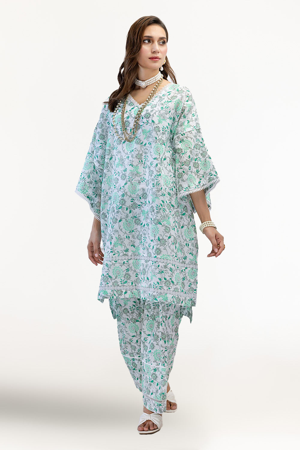 2 Piece Unstitched Printed Lawn Suit