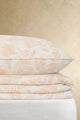 Tan Leaves T-200 Bed Sheet Set
