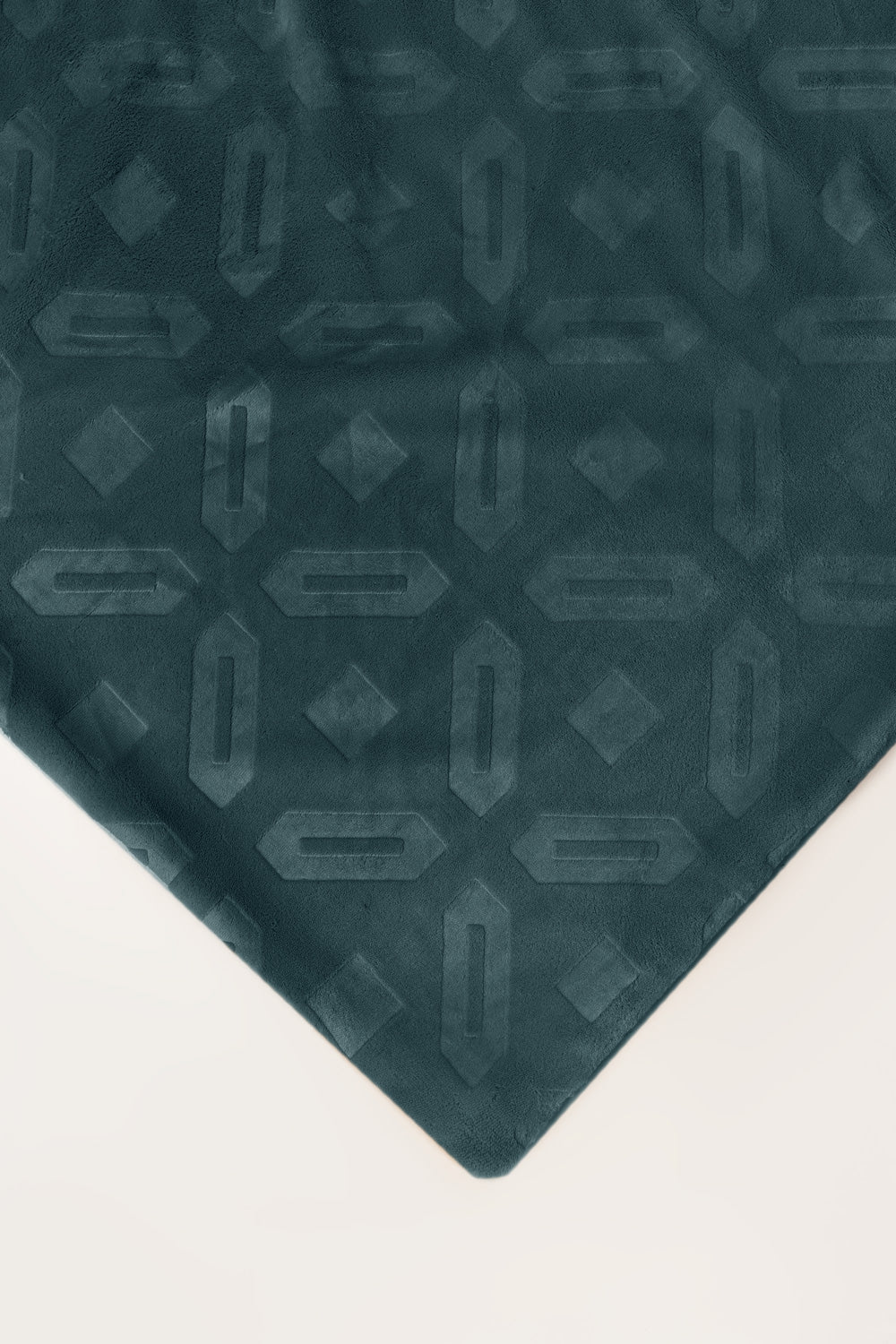 Teal Double Ply Fleece Throw