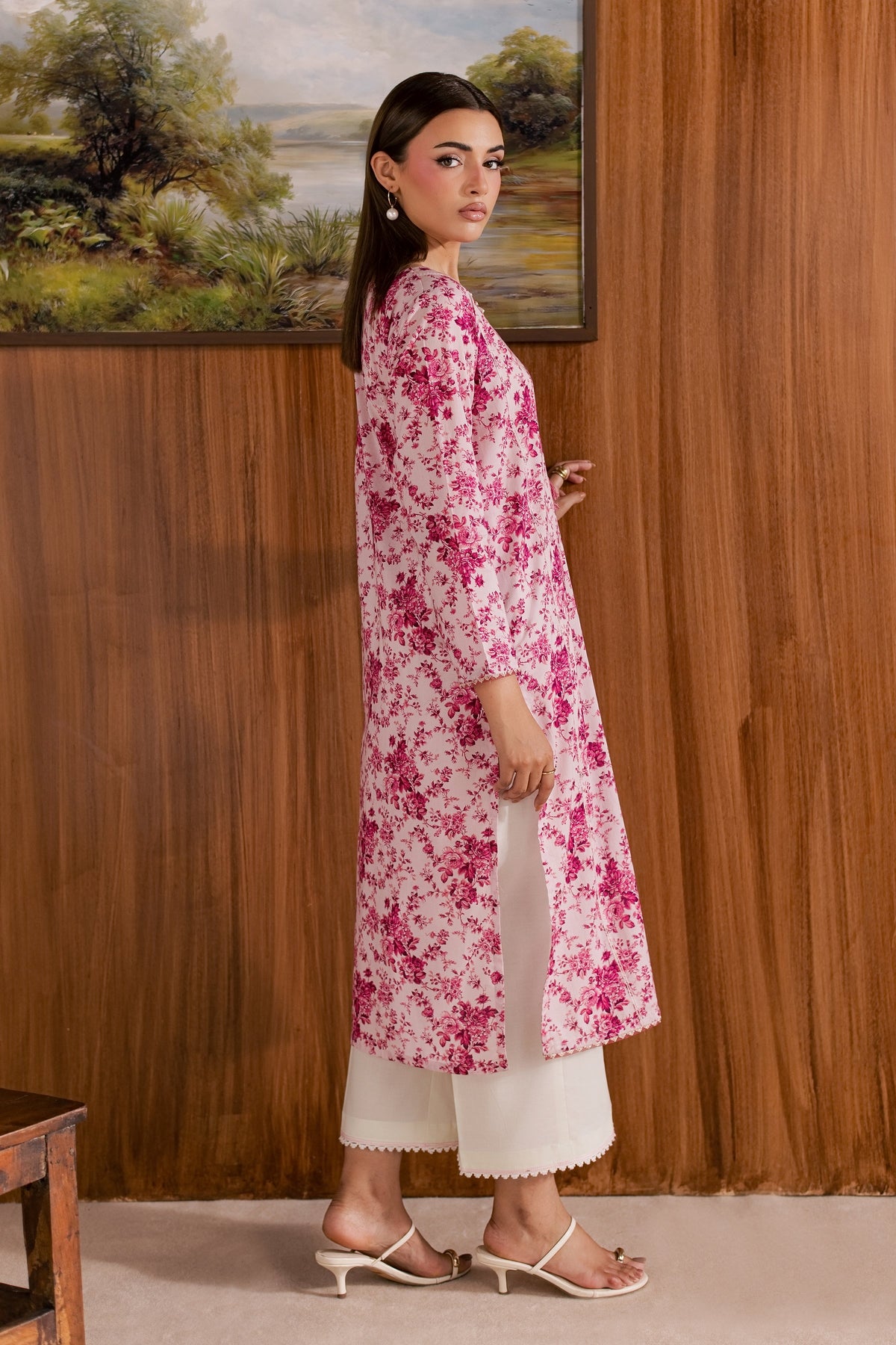 Tina 2Pc - Printed Lawn Dress