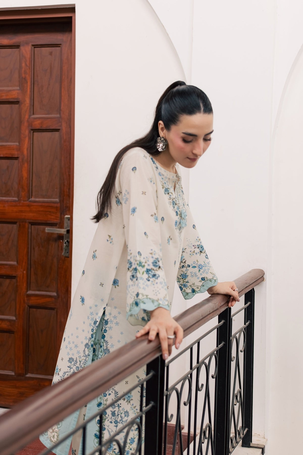 Trey 2Pc - Printed Lawn Dress
